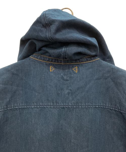 45rpm（45アールピーエム）45rpm (45アールピーエム) コットンリネンデニムコート インディゴ サイズ:SIZE 2の古着・服飾アイテム