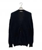 AURALEEオーラリー）の古着「24AW BRUSHED WOOL CASHMERE SILK KNIT CARDIGAN」｜ブラック