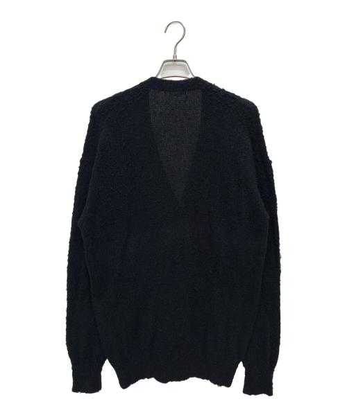 AURALEE（オーラリー）AURALEE (オーラリー) 24AW BRUSHED WOOL CASHMERE SILK KNIT CARDIGAN ブラック サイズ:size 4の古着・服飾アイテム