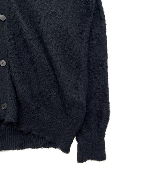 AURALEE（オーラリー）AURALEE (オーラリー) 24AW BRUSHED WOOL CASHMERE SILK KNIT CARDIGAN ブラック サイズ:size 4の古着・服飾アイテム