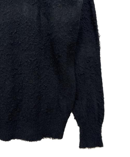 AURALEE（オーラリー）AURALEE (オーラリー) 24AW BRUSHED WOOL CASHMERE SILK KNIT CARDIGAN ブラック サイズ:size 4の古着・服飾アイテム