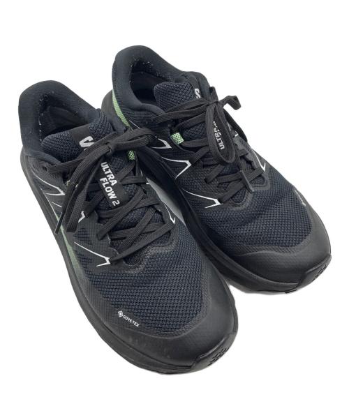 SALOMON（サロモン）SALOMON (サロモン) ULTRA FLOW 2 GORE-TEX ブラック×グリーン サイズ:26.5cmの古着・服飾アイテム