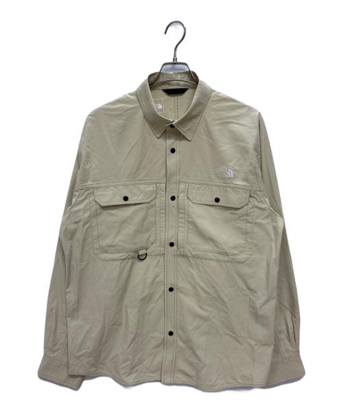 THE NORTH FACE（ザ ノース フェイス）THE NORTH FACE (ザ ノース フェイス) ファイヤーフライキャノピーシャツ アイボリー サイズ:Lの古着・服飾アイテム