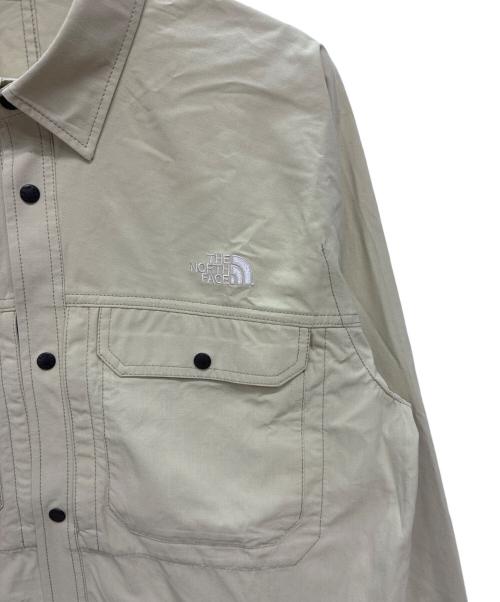 THE NORTH FACE（ザ ノース フェイス）THE NORTH FACE (ザ ノース フェイス) ファイヤーフライキャノピーシャツ アイボリー サイズ:Lの古着・服飾アイテム