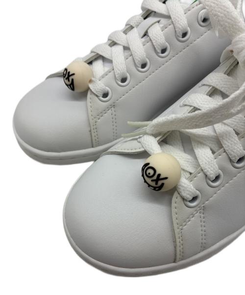 adidas（アディダス）adidas (アディダス) STAN SMITH J ANDRE SARAIVA ホワイト×グリーン サイズ:24.5cmの古着・服飾アイテム