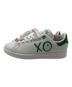 adidas (アディダス) STAN SMITH J ANDRE SARAIVA ホワイト×グリーン サイズ:24.5cm：6000円