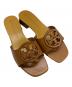 中古・古着 TORY BURCH (トリーバーチ) ミュール ブラウン サイズ:6 1/2M：8000円