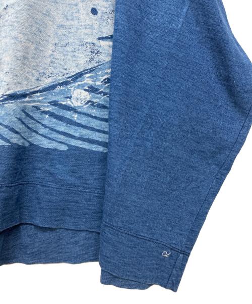 45R（フォーティファイブ・アール）45R (フォーティファイブ・アール) 海ものがたり ビッグTシャツ / 半袖カットソー ブルー サイズ:SIZE 0の古着・服飾アイテム