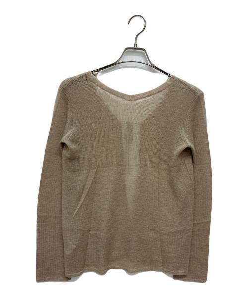45rpm（45アールピーエム）45rpm (45アールピーエム) Badou-R カシミヤ ニットカットソー ベージュ サイズ:SIZE 2の古着・服飾アイテム