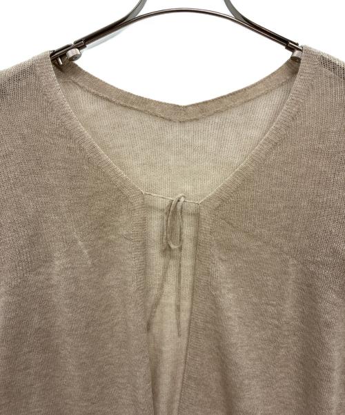 45rpm（45アールピーエム）45rpm (45アールピーエム) Badou-R カシミヤ ニットカットソー ベージュ サイズ:SIZE 2の古着・服飾アイテム