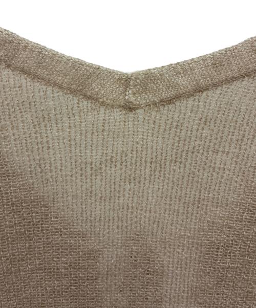 45rpm（45アールピーエム）45rpm (45アールピーエム) Badou-R カシミヤ ニットカットソー ベージュ サイズ:SIZE 2の古着・服飾アイテム