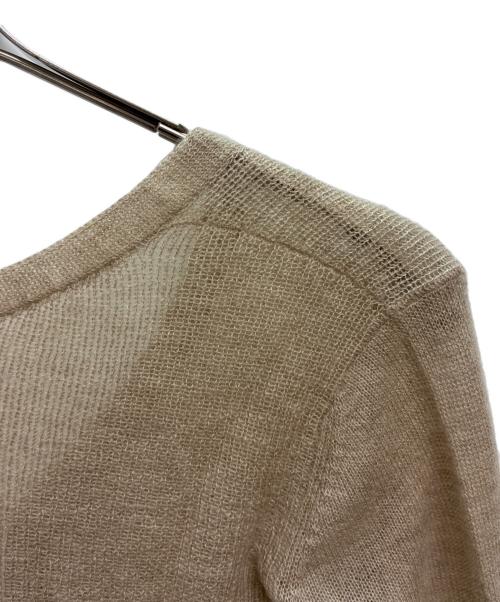 45rpm（45アールピーエム）45rpm (45アールピーエム) Badou-R カシミヤ ニットカットソー ベージュ サイズ:SIZE 2の古着・服飾アイテム