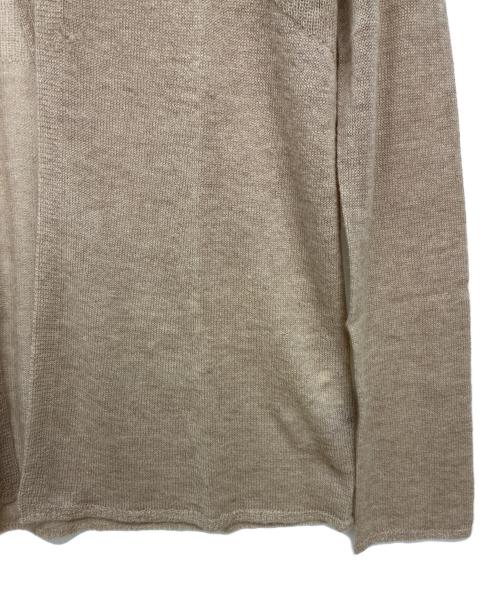 45rpm（45アールピーエム）45rpm (45アールピーエム) Badou-R カシミヤ ニットカットソー ベージュ サイズ:SIZE 2の古着・服飾アイテム