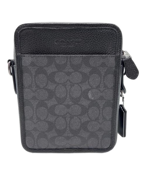 COACH（コーチ）COACH (コーチ) シグネチャー サリバン クロスボディ ショルダーバッグ ブラックの古着・服飾アイテム