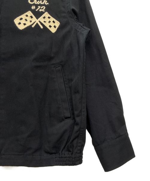 HOUSTON（ヒューストン）HOUSTON (ヒューストン) EMB HARRINGTON JACKET ブラック サイズ:Lの古着・服飾アイテム