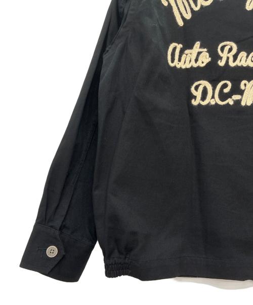 HOUSTON（ヒューストン）HOUSTON (ヒューストン) EMB HARRINGTON JACKET ブラック サイズ:Lの古着・服飾アイテム