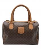 CELINEセリーヌ）の古着「マカダム ハンドバッグ」｜ブラウン