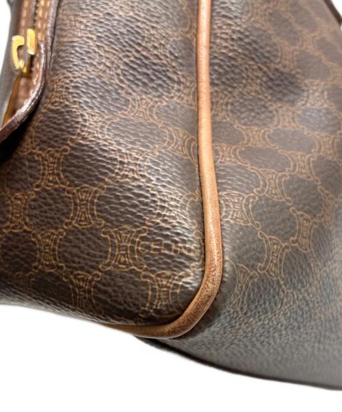 CELINE（セリーヌ）CELINE (セリーヌ) マカダム ハンドバッグ ブラウンの古着・服飾アイテム