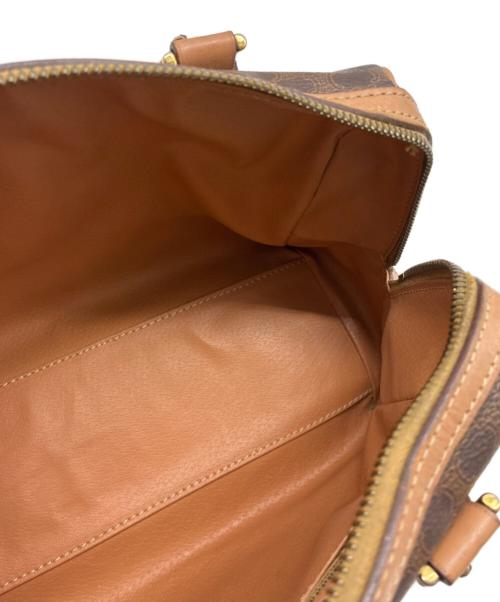 CELINE（セリーヌ）CELINE (セリーヌ) マカダム ハンドバッグ ブラウンの古着・服飾アイテム