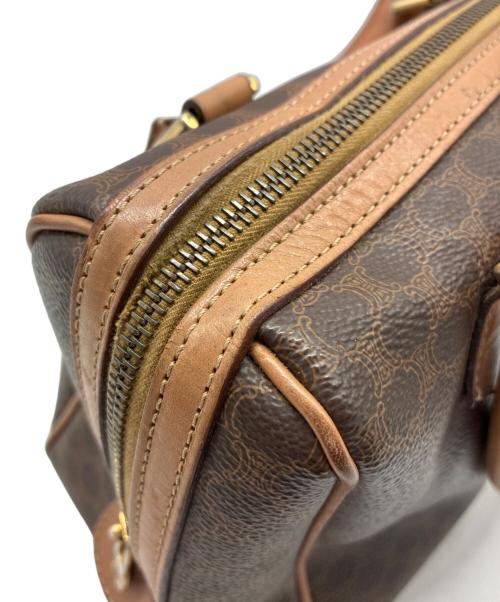 CELINE（セリーヌ）CELINE (セリーヌ) マカダム ハンドバッグ ブラウンの古着・服飾アイテム