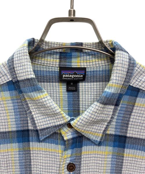 Patagonia（パタゴニア）Patagonia (パタゴニア) A/Cシャツ 半袖シャツ ブルー サイズ:Mの古着・服飾アイテム