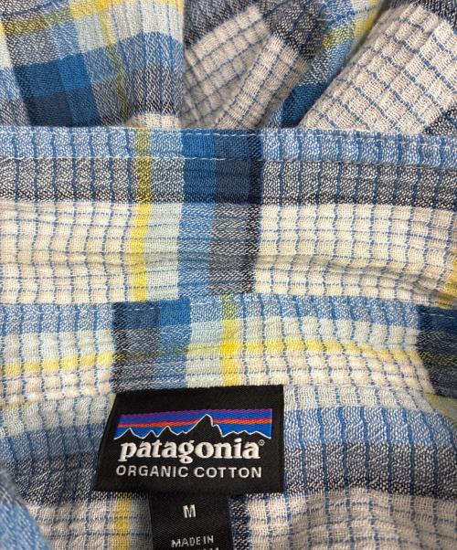 Patagonia（パタゴニア）Patagonia (パタゴニア) A/Cシャツ 半袖シャツ ブルー サイズ:Mの古着・服飾アイテム