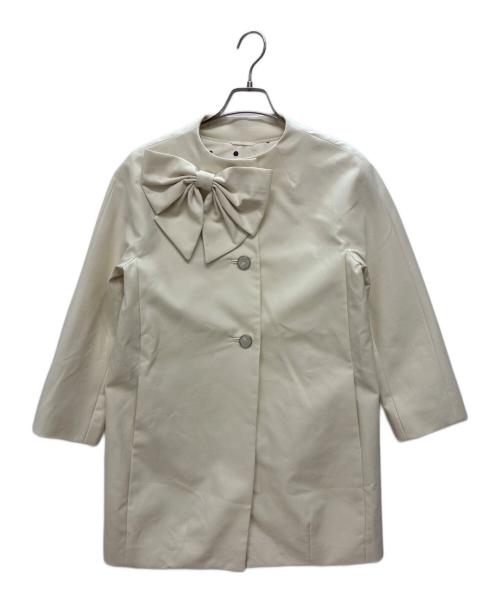 Kate Spade（ケイトスペード）Kate Spade (ケイトスペード) ドロシートレンチコート アイボリー サイズ:Sの古着・服飾アイテム