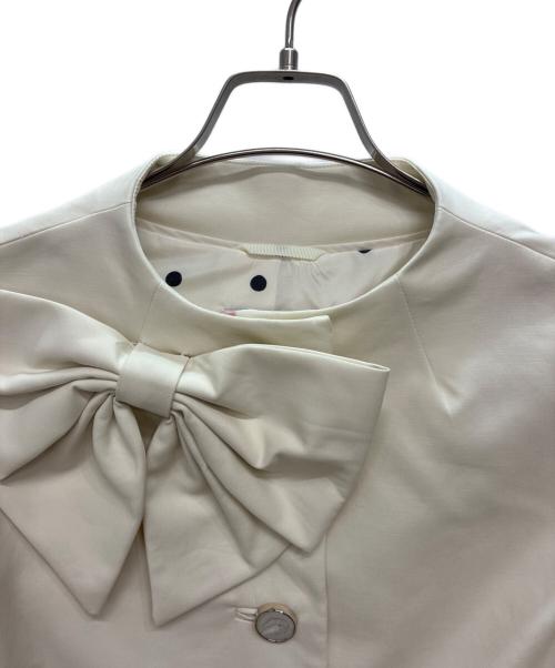 Kate Spade（ケイトスペード）Kate Spade (ケイトスペード) ドロシートレンチコート アイボリー サイズ:Sの古着・服飾アイテム