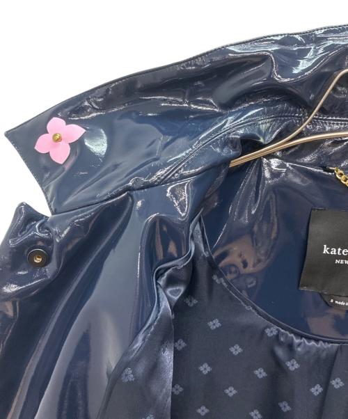 Kate Spade（ケイトスペード）Kate Spade (ケイトスペード) フローラル エンベリッシュ コート ネイビー サイズ:Sの古着・服飾アイテム