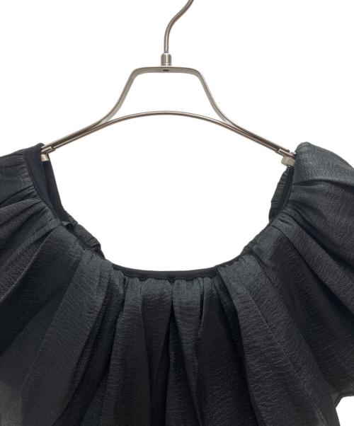 Snidel（スナイデル）Snidel (スナイデル) オフショルドッキングニットワンピ ブラック サイズ:ONEの古着・服飾アイテム