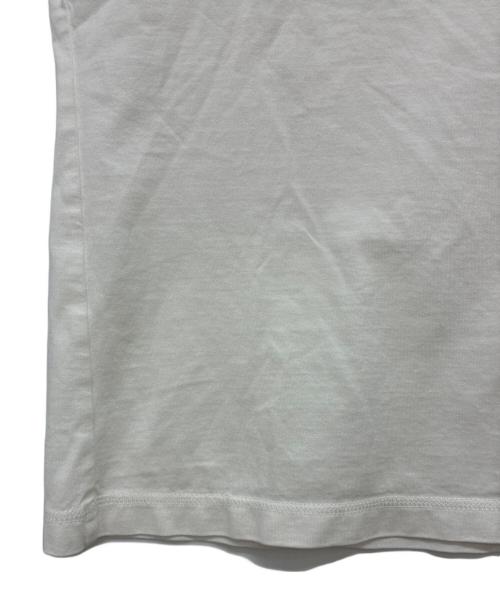 HERMES（エルメス）HERMES (エルメス) カルトゥッシュ モール グリ・ニュアージュ / 半袖Tシャツ ホワイト サイズ:38の古着・服飾アイテム