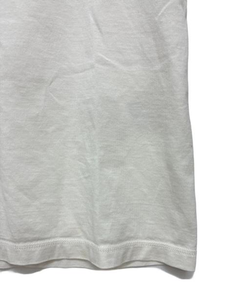 HERMES（エルメス）HERMES (エルメス) カルトゥッシュ モール グリ・ニュアージュ / 半袖Tシャツ ホワイト サイズ:38の古着・服飾アイテム