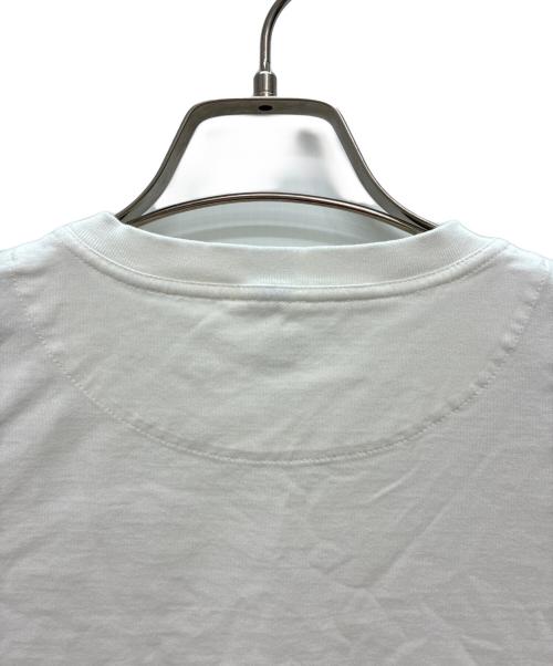 HERMES（エルメス）HERMES (エルメス) カルトゥッシュ モール グリ・ニュアージュ / 半袖Tシャツ ホワイト サイズ:38の古着・服飾アイテム