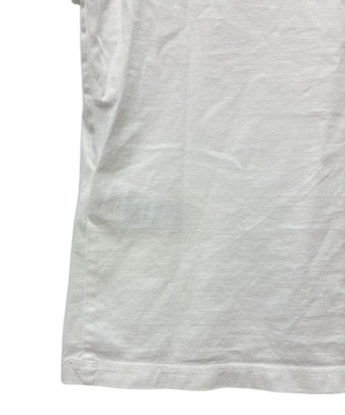 HERMES（エルメス）HERMES (エルメス) カルトゥッシュ モール グリ・ニュアージュ / 半袖Tシャツ ホワイト サイズ:38の古着・服飾アイテム