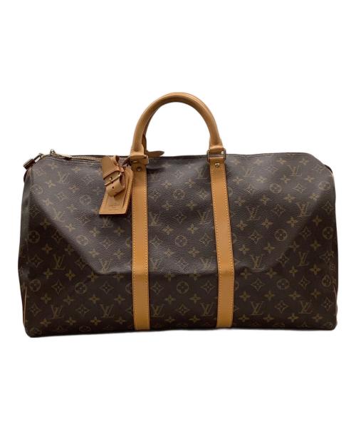 LOUIS VUITTON（ルイ ヴィトン）LOUIS VUITTON (ルイ ヴィトン) トラベルバッグ ブラウンの古着・服飾アイテム