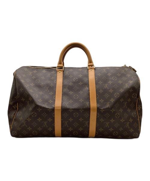 LOUIS VUITTON（ルイ ヴィトン）LOUIS VUITTON (ルイ ヴィトン) トラベルバッグ ブラウンの古着・服飾アイテム