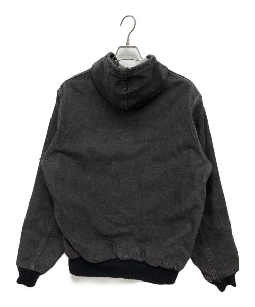 CarHartt（カーハート）CarHartt (カーハート) 80s 星タグ デニムアクティブジャケット 裏ネル ブラック サイズ:不明の古着・服飾アイテム