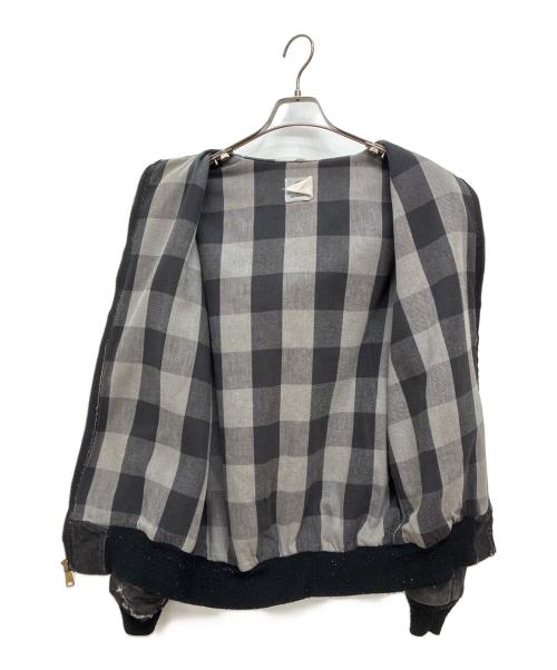 CarHartt（カーハート）CarHartt (カーハート) 80s 星タグ デニムアクティブジャケット 裏ネル ブラック サイズ:不明の古着・服飾アイテム