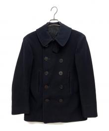 U'S NAVY（ユーエスネイビー）の古着「40s 前期 10ボタン Pコート」｜ネイビー