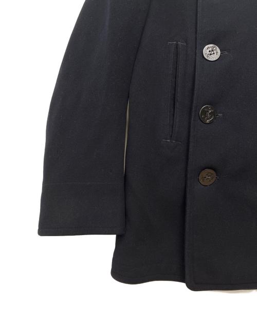 U'S NAVY（ユーエスネイビー）U'S NAVY (ユーエスネイビー) 40s 前期 10ボタン Pコート ネイビー サイズ:不明の古着・服飾アイテム