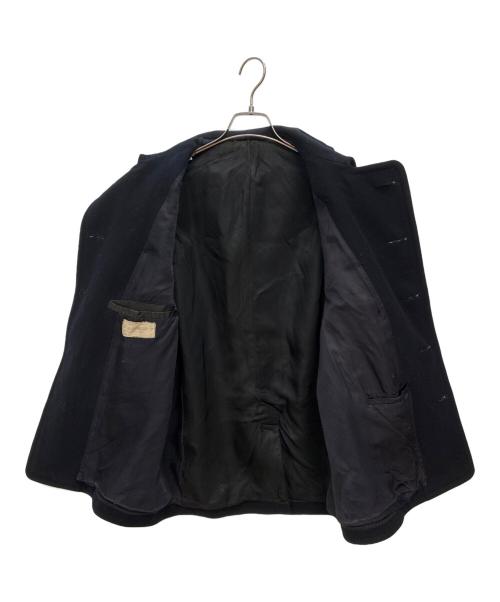 U'S NAVY（ユーエスネイビー）U'S NAVY (ユーエスネイビー) 40s 前期 10ボタン Pコート ネイビー サイズ:不明の古着・服飾アイテム