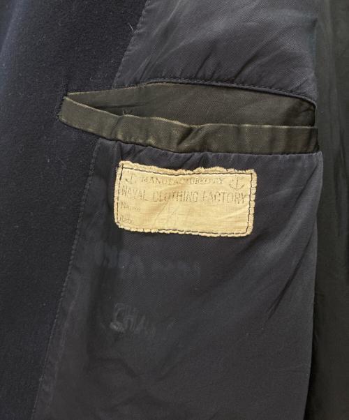 U'S NAVY（ユーエスネイビー）U'S NAVY (ユーエスネイビー) 40s 前期 10ボタン Pコート ネイビー サイズ:不明の古着・服飾アイテム