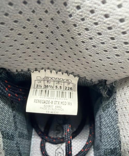 LOWA（ローバー）LOWA (ローバー) RENEGADE-X GTX MID Ws / トレッキングシューズ ネイビー サイズ:SIZE 22.6cmの古着・服飾アイテム