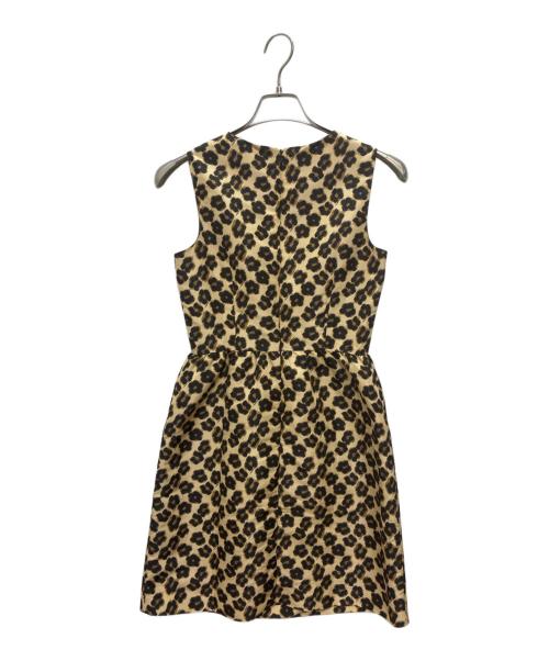 RED VALENTINO（レッドヴァレンティノ）RED VALENTINO (レッドヴァレンティノ) ノースリーブ・キャミソールワンピース ベージュ サイズ:38の古着・服飾アイテム