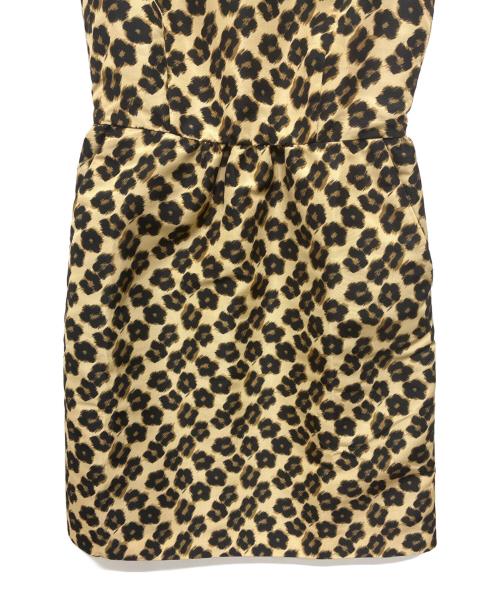 RED VALENTINO（レッドヴァレンティノ）RED VALENTINO (レッドヴァレンティノ) ノースリーブ・キャミソールワンピース ベージュ サイズ:38の古着・服飾アイテム