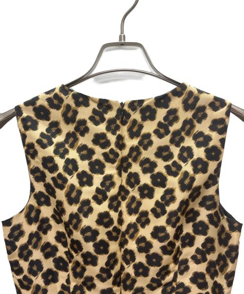 RED VALENTINO（レッドヴァレンティノ）RED VALENTINO (レッドヴァレンティノ) ノースリーブ・キャミソールワンピース ベージュ サイズ:38の古着・服飾アイテム