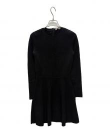 RED VALENTINO（レッドヴァレンティノ）の古着「ニットワンピース」｜ブラック