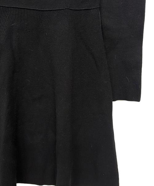 RED VALENTINO（レッドヴァレンティノ）RED VALENTINO (レッドヴァレンティノ) ニットワンピース ブラック サイズ:XSの古着・服飾アイテム