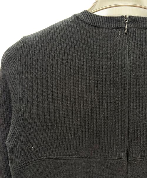 RED VALENTINO（レッドヴァレンティノ）RED VALENTINO (レッドヴァレンティノ) ニットワンピース ブラック サイズ:XSの古着・服飾アイテム