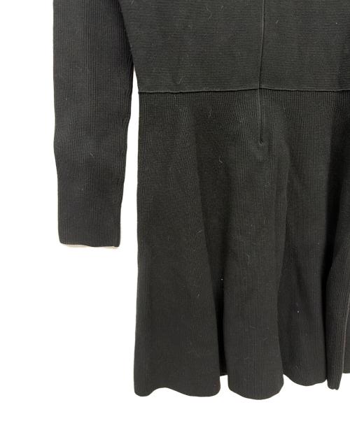 RED VALENTINO（レッドヴァレンティノ）RED VALENTINO (レッドヴァレンティノ) ニットワンピース ブラック サイズ:XSの古着・服飾アイテム